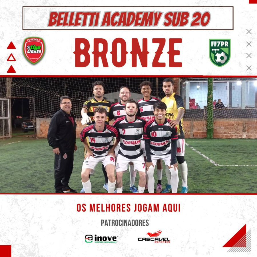  Belletti Academy Sub-20 brilha nas quartas e aplica goleada histórica!