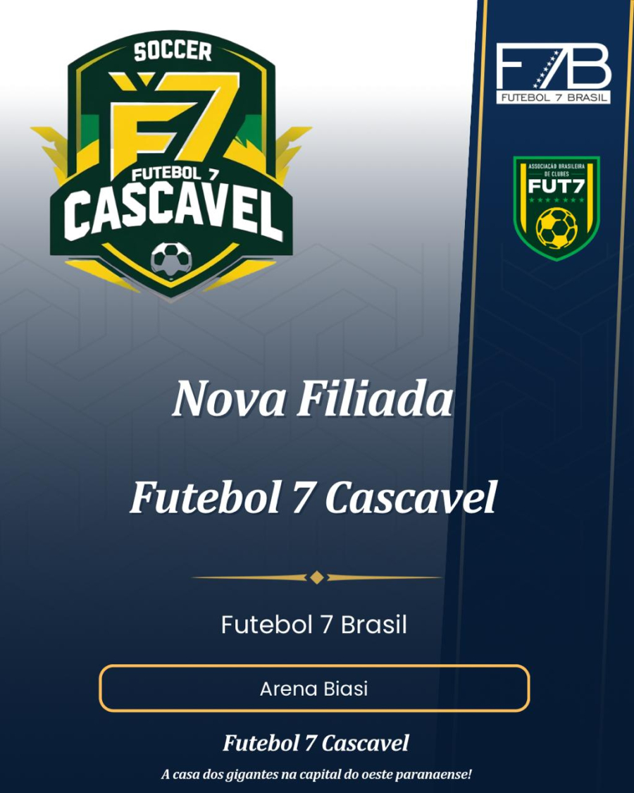 Maior torneio de Futebol 7 do Brasil chega a Cascavel com Qualifying exclusivo na Arena Biasi