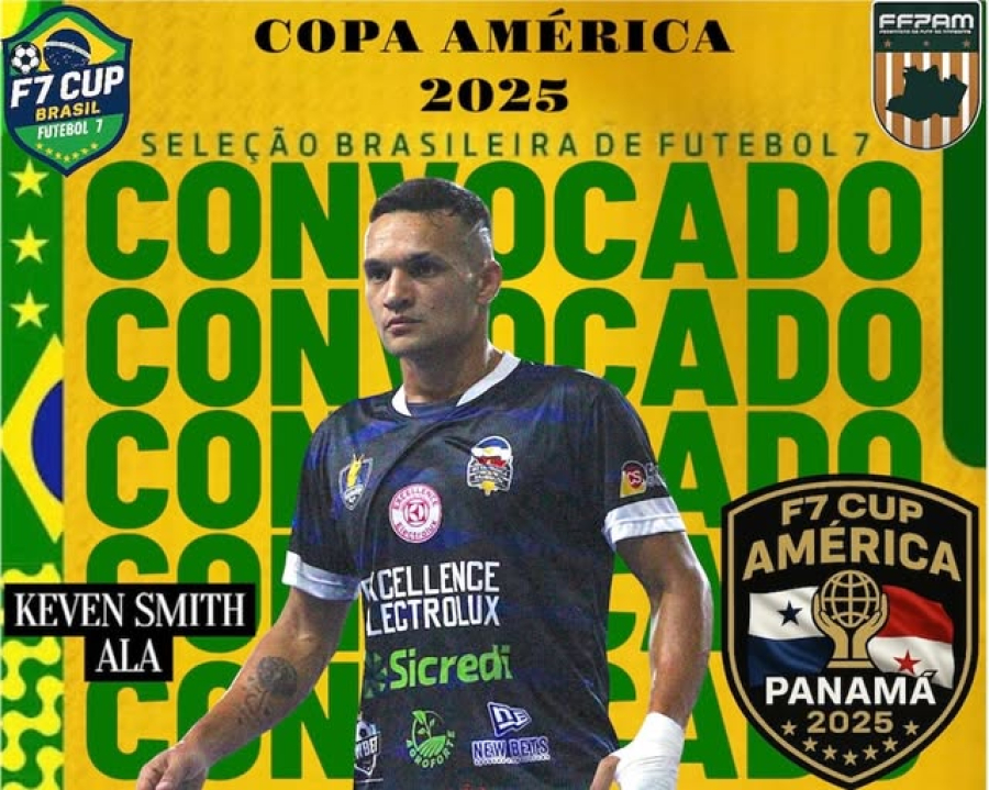 Keven Smith é Convocado para a Seleção Brasileira de Futebol 7