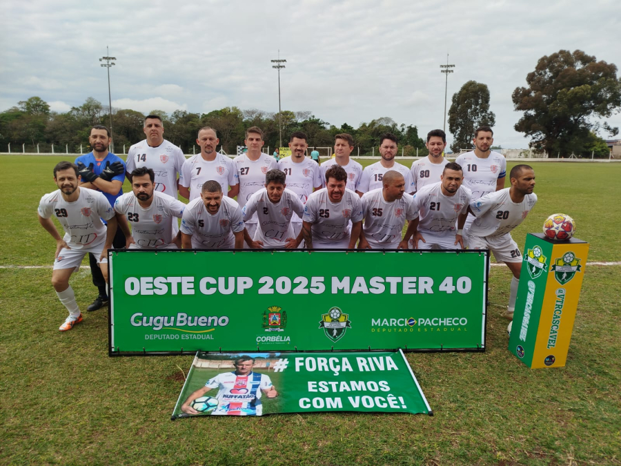 Primeira rodada da Oeste Cup Master 40 2025 começa com grandes jogos
